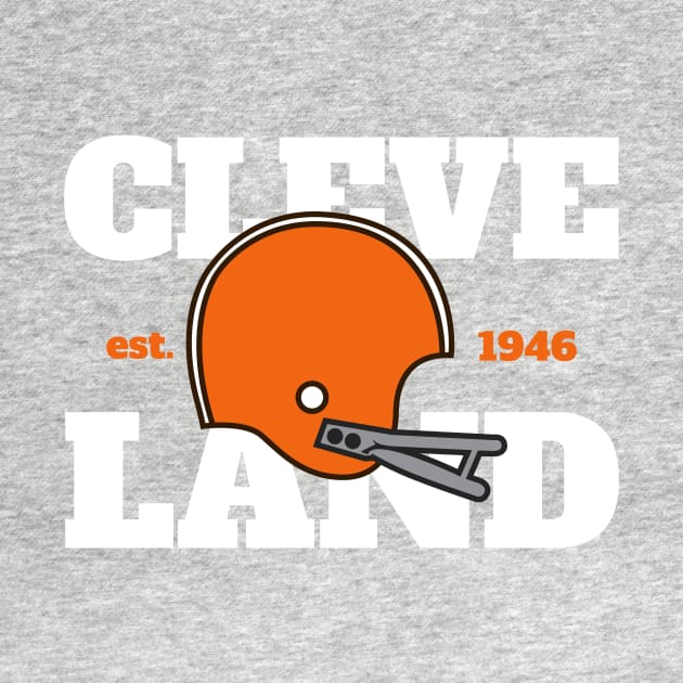 Cleveland Football Est. 1946 by mbloomstine